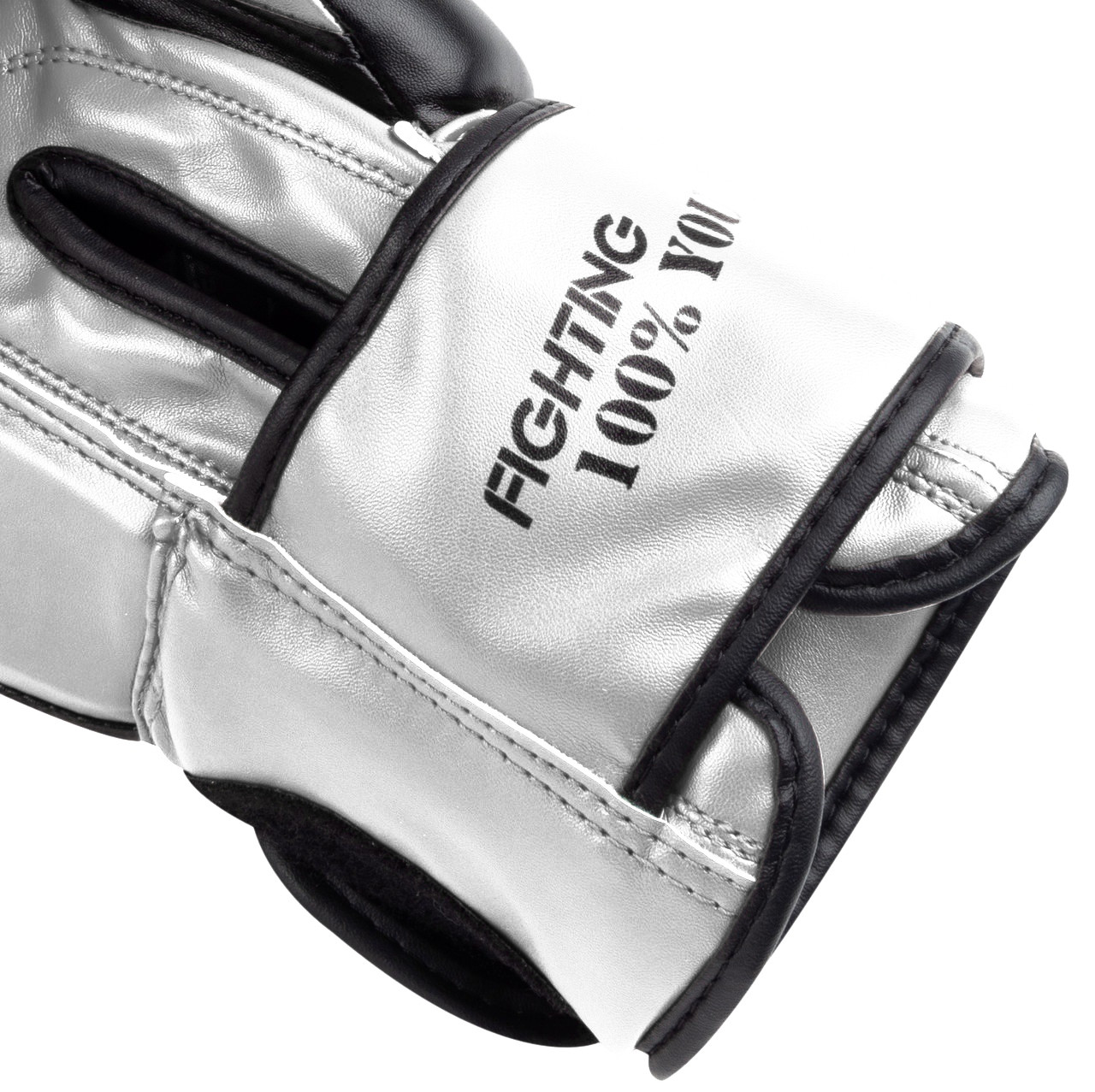 Боксерські рукавиці PowerPlay 3004 Classic Чорно-Білі 10 унцій