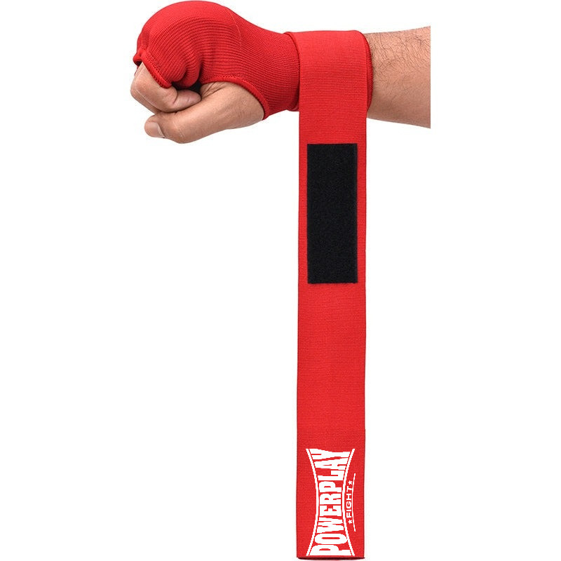 Бинти-рукавиці PowerPlay 3096 з гелевими подушечками Червоні L