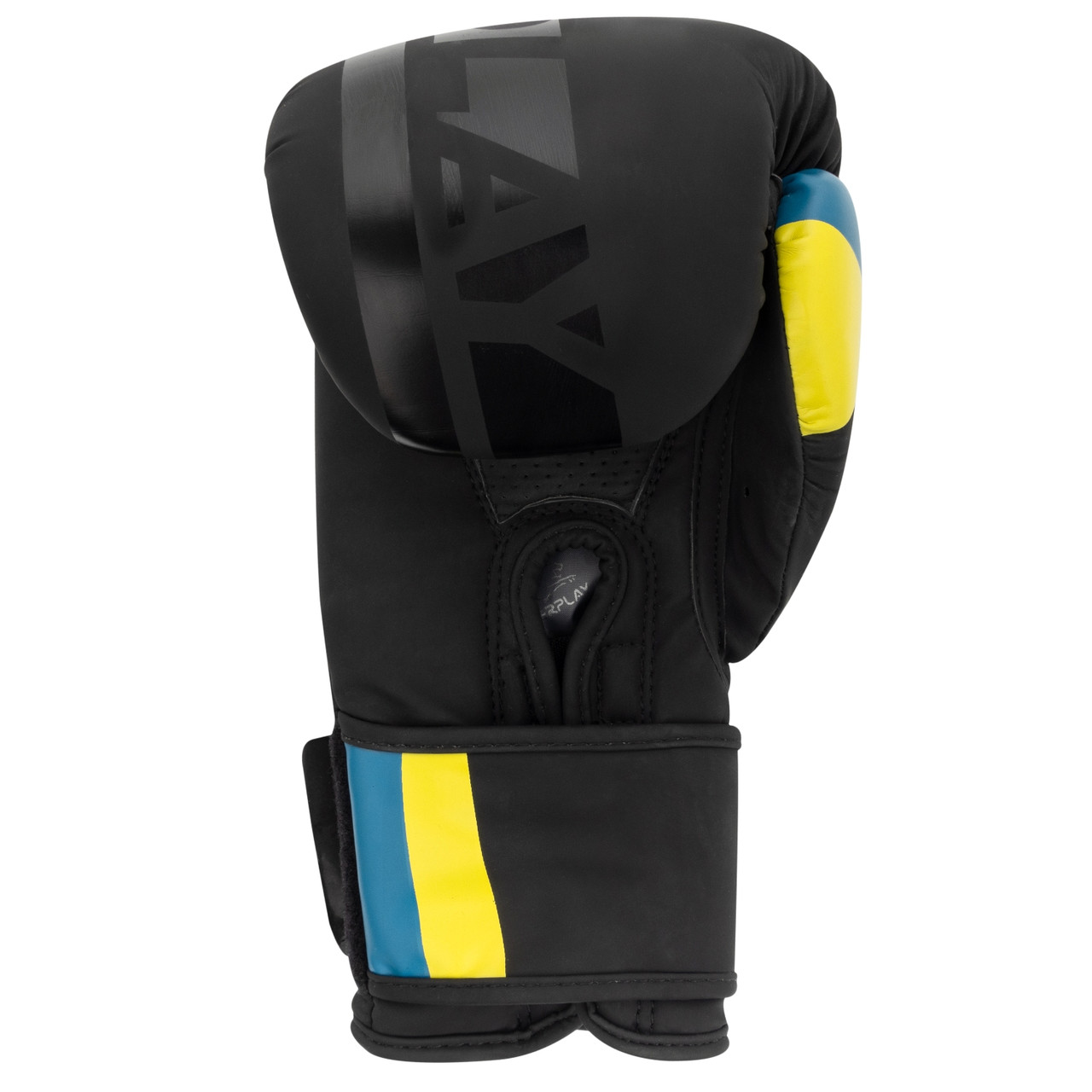 Боксерські рукавиці PowerPlay 3021 Ukraine Чорніі 8 унцій