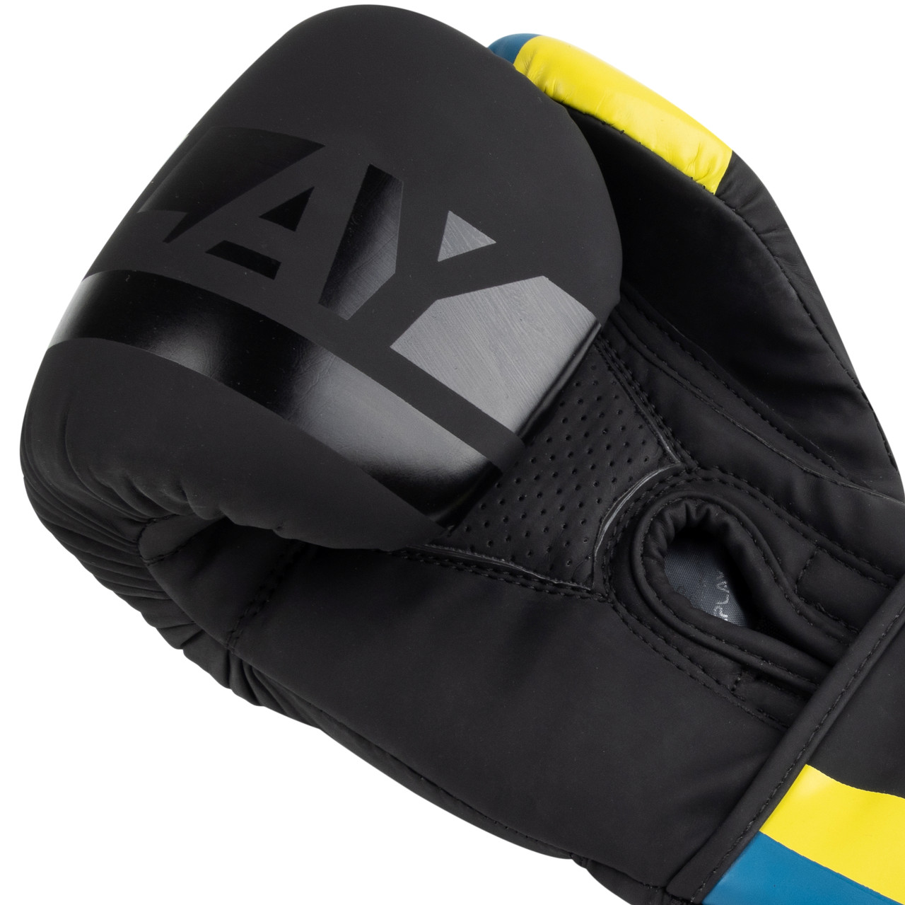 Боксерські рукавиці PowerPlay 3021 Ukraine Чорніі 8 унцій