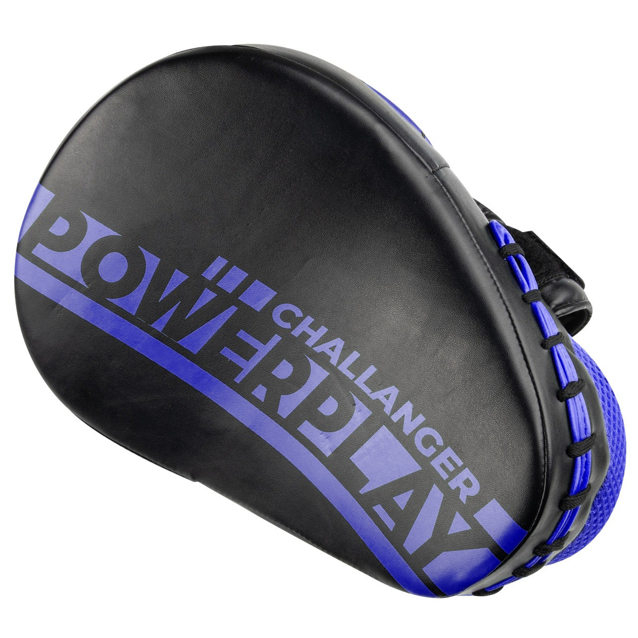 Лапи боксерські PowerPlay 3041 Challanger Чорно-Сині PU [пара]
