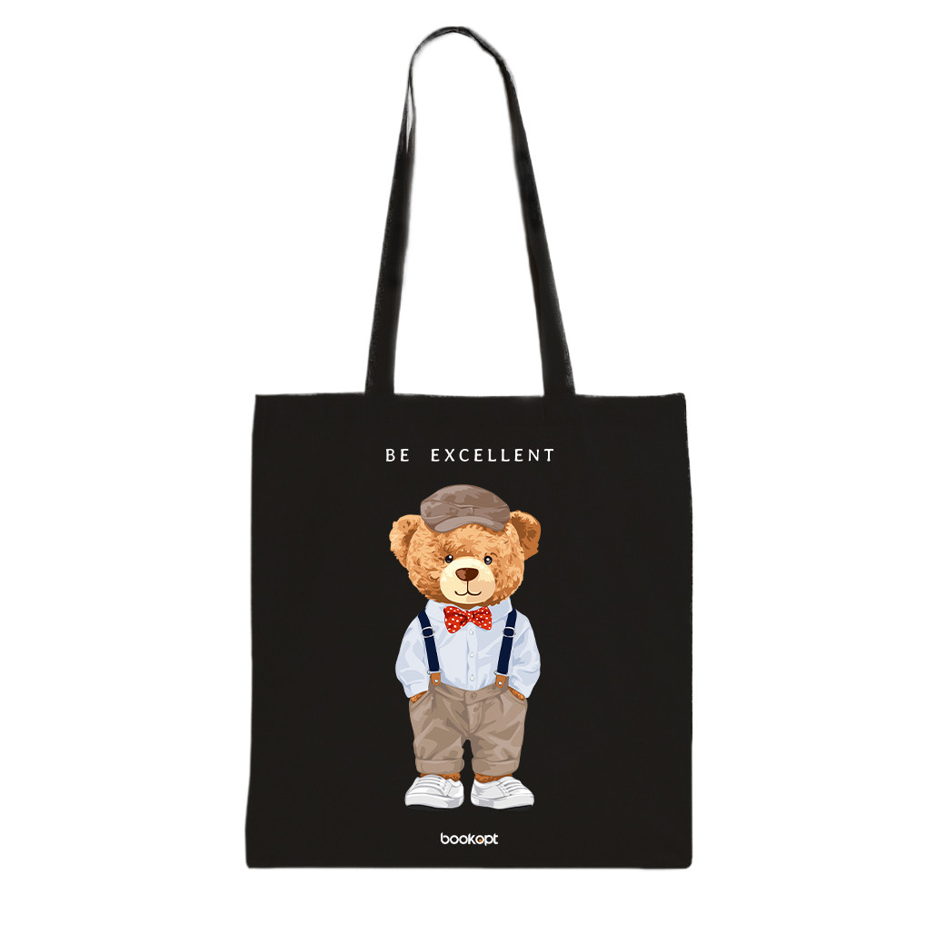 Екошопер BookOpt ВК4057 Teddy Bear (Be Excellent) чорний