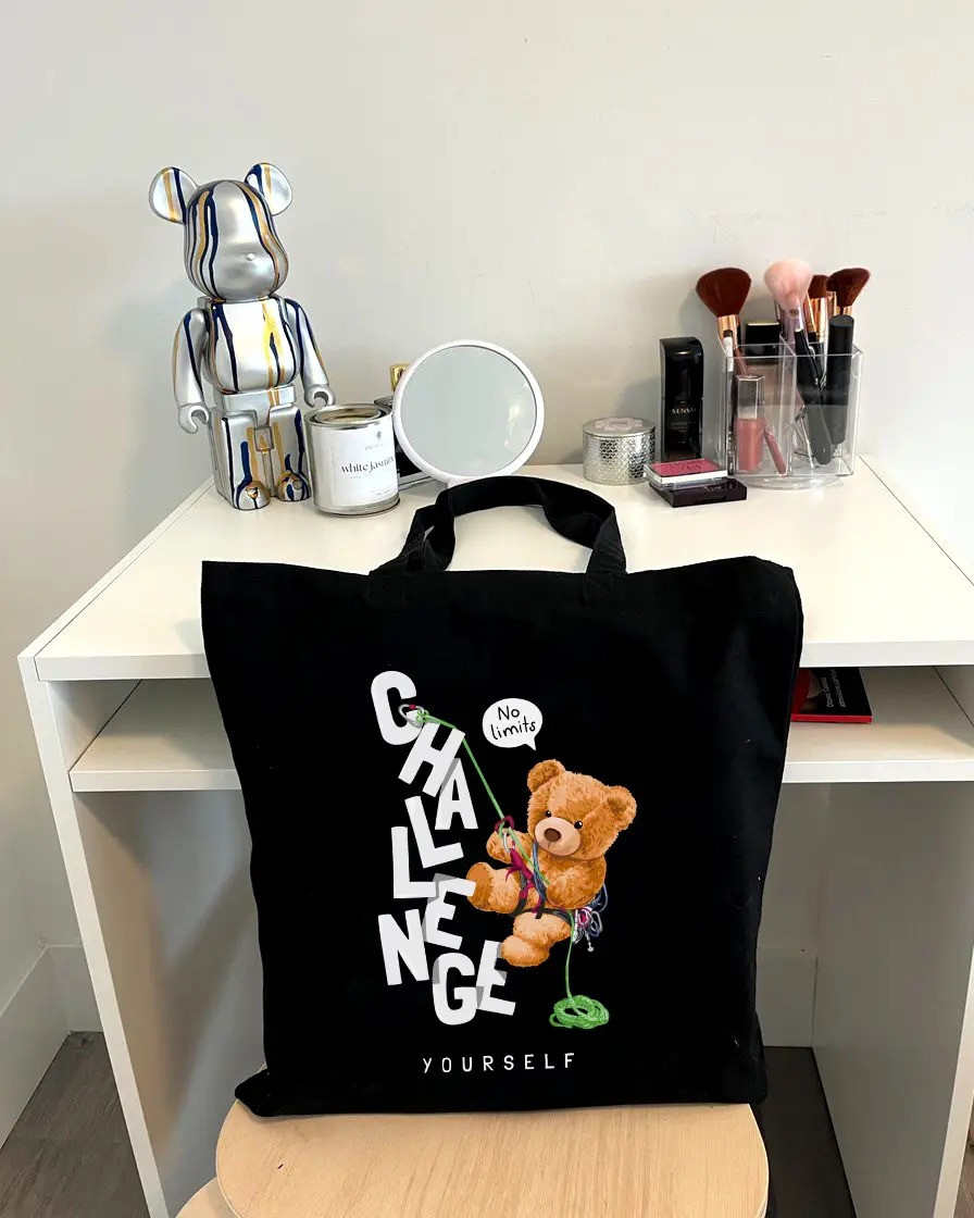 Екошопер BookOpt ВК4059 Teddy Bear (Challenge) чорний