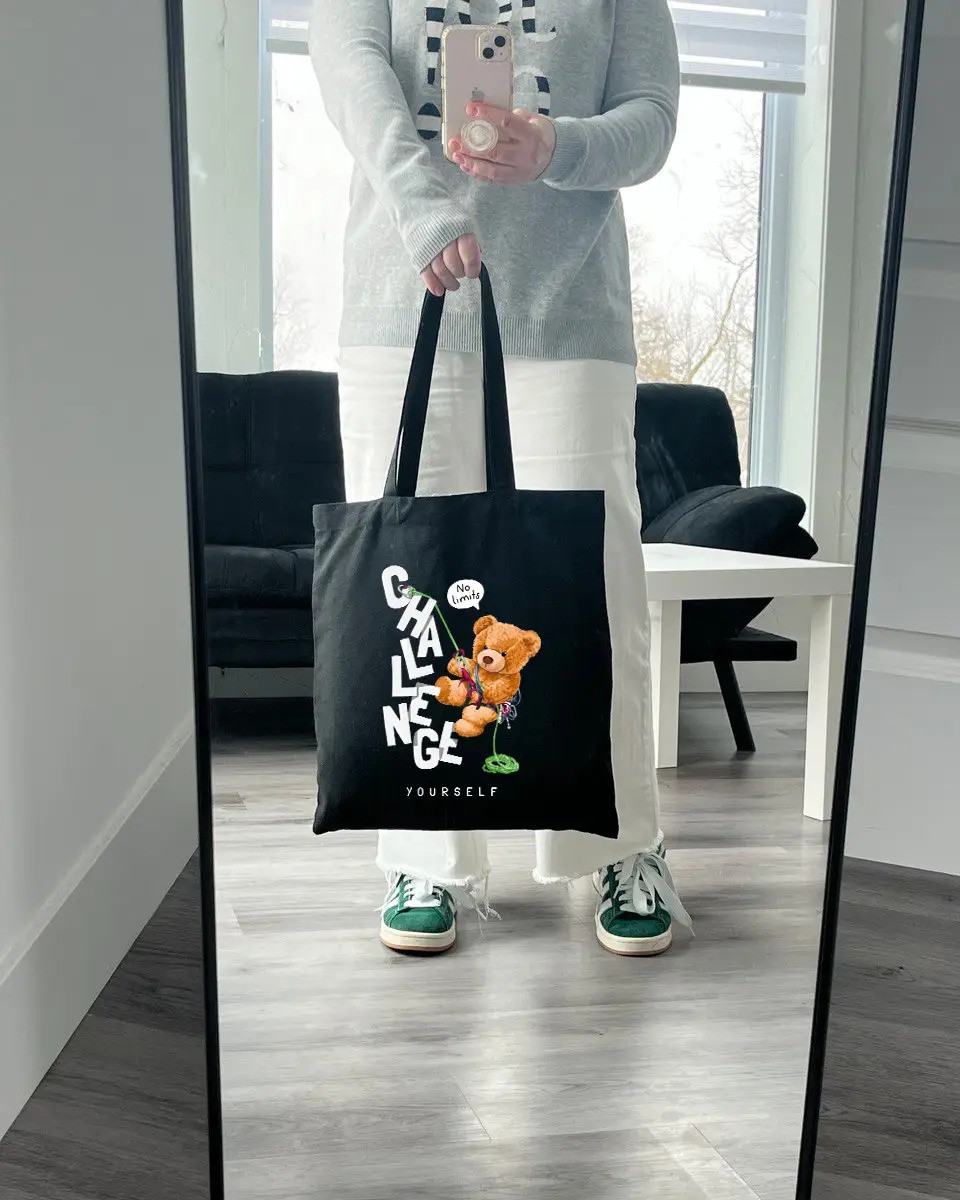 Екошопер BookOpt ВК4059 Teddy Bear (Challenge) чорний