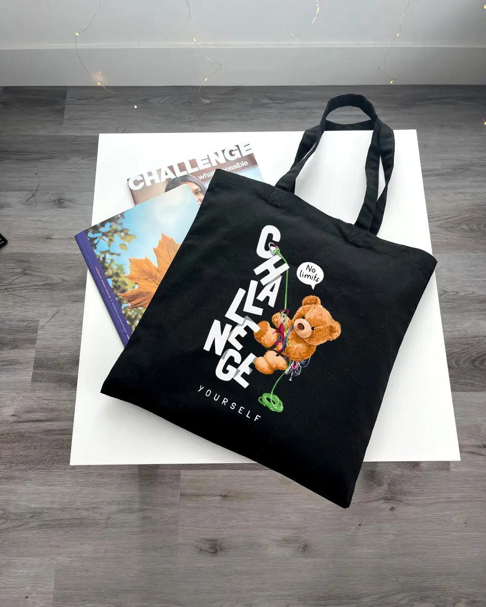 Екошопер BookOpt ВК4059 Teddy Bear (Challenge) чорний