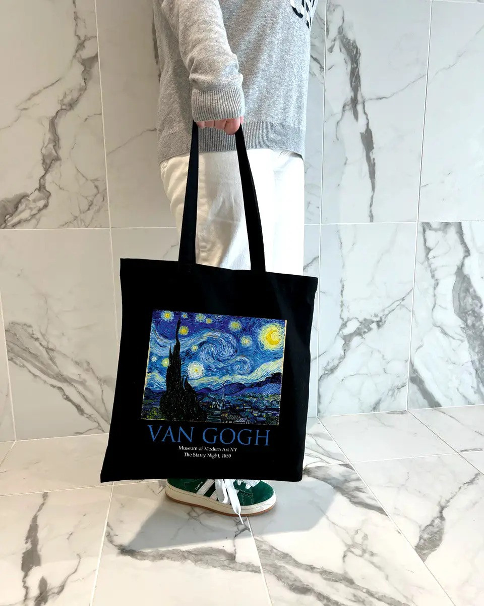 Екошопер BookOpt ВК4062 VAN GOGH «Зоряна ніч» Чорний